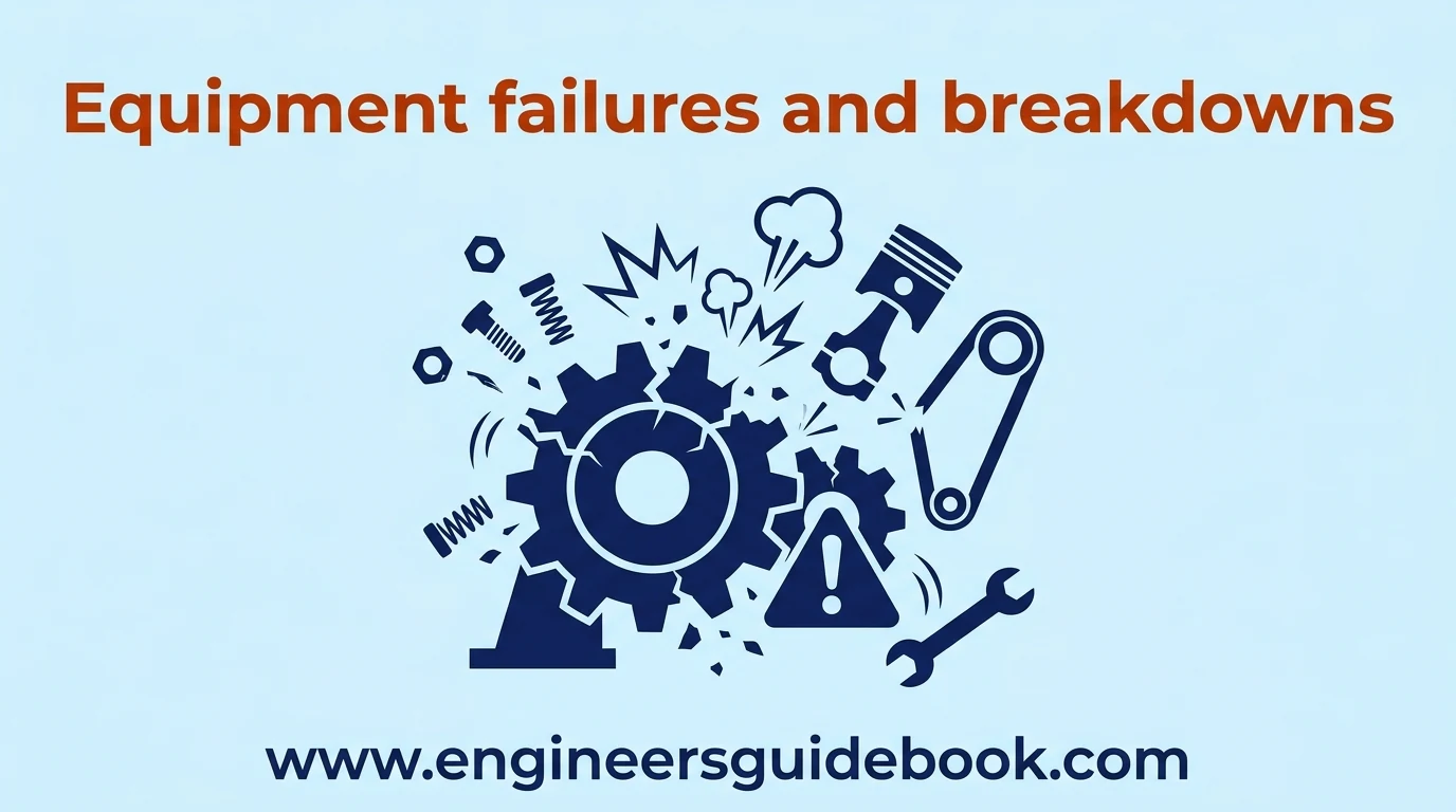 Oee: overall equipment effectiveness formula, calculation, and examples 3 1. Equipment failures and breakdowns.