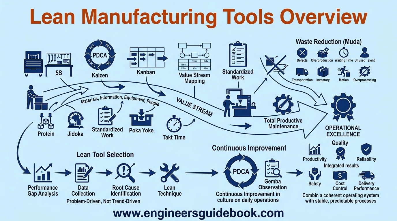 1. Lean manufacturing tools overview