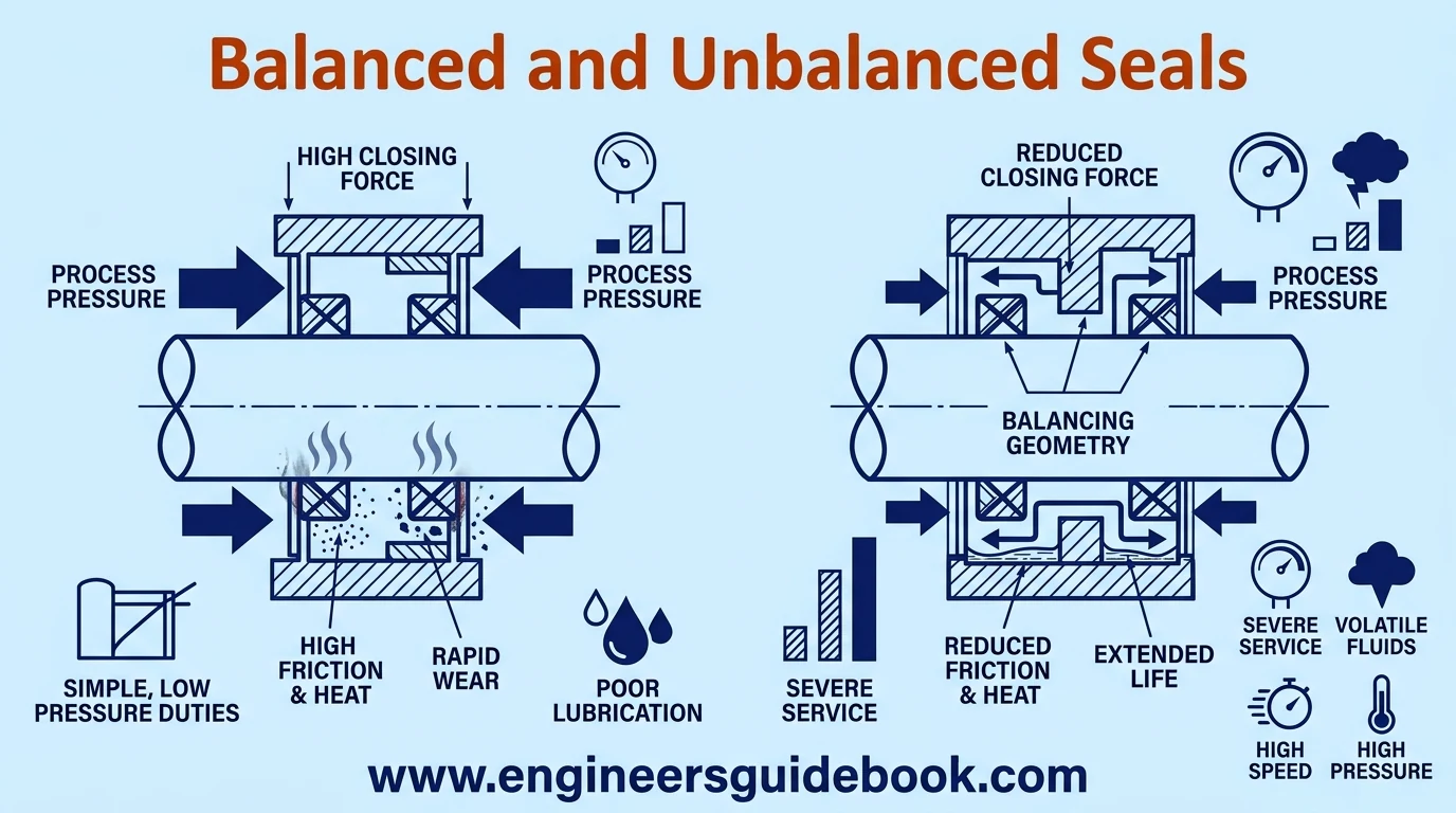 10. Balanced and unbalanced seals