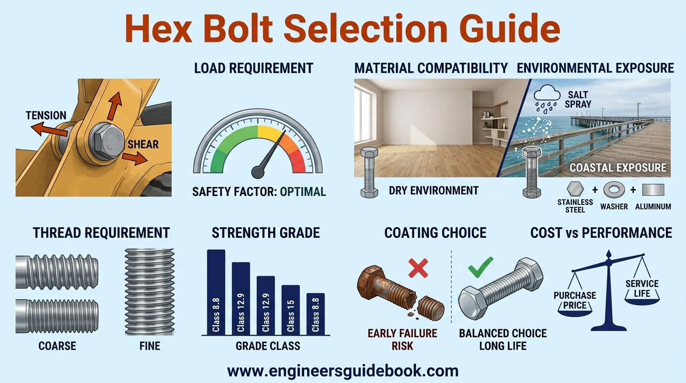 10. Hex bolt selection guide