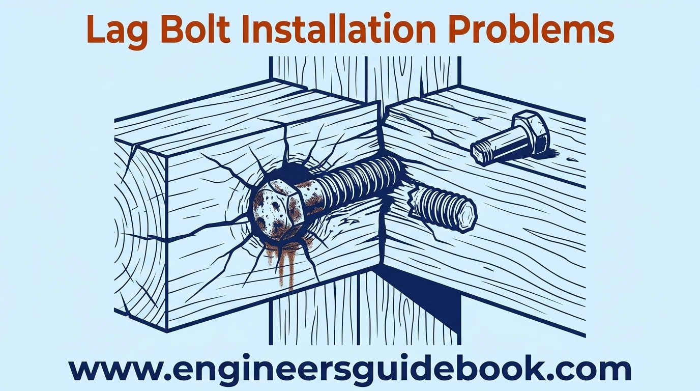 Lag bolt: uses, sizes, and installation guide 9 10. Lag bolt installation problems