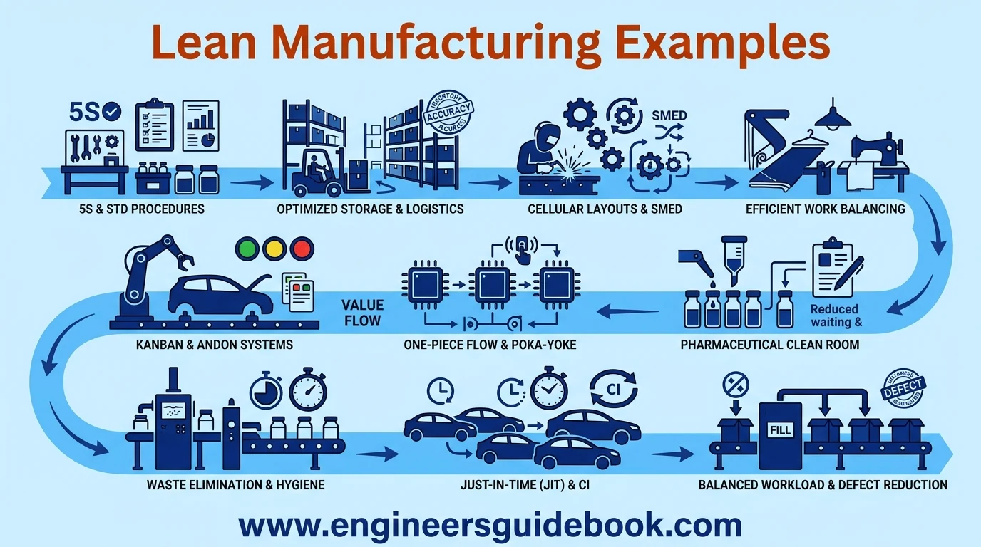 10. Lean manufacturing examples