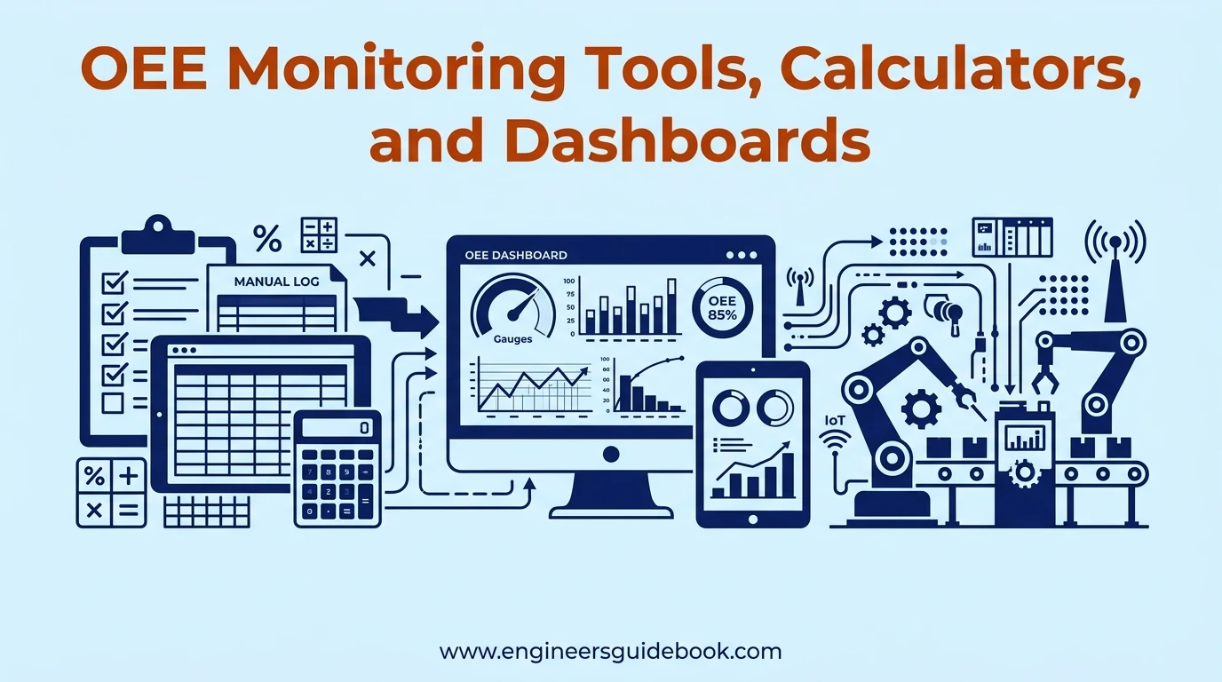 Oee: overall equipment effectiveness formula, calculation, and examples 16 10. Oee monitoring tools, calculators, and dashboards