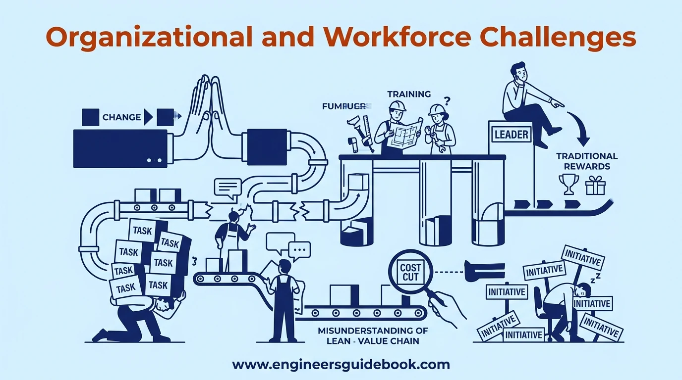 Lean manufacturing benefits and challenges 9 10. Organizational and workforce challenges