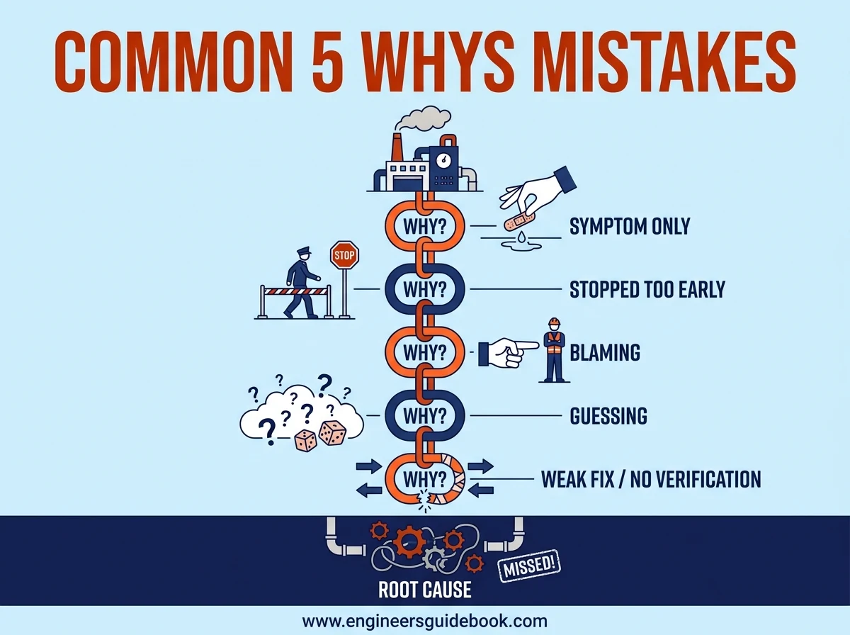 11. Common 5 whys mistakes