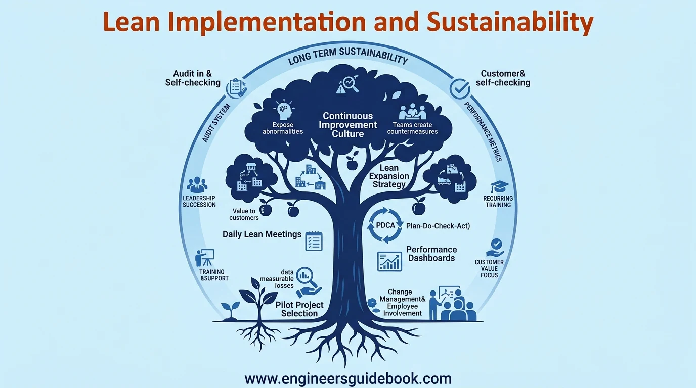 11. Lean implementation and sustainability