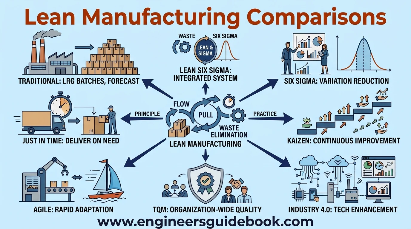 11. Lean manufacturing comparisons