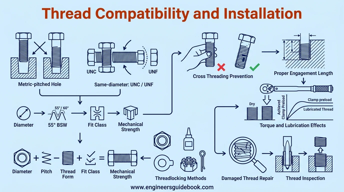 11. Thread compatibility and installation