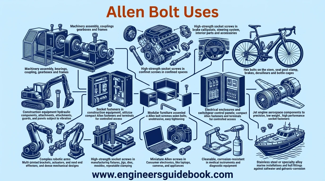 12. Allen bolt installation