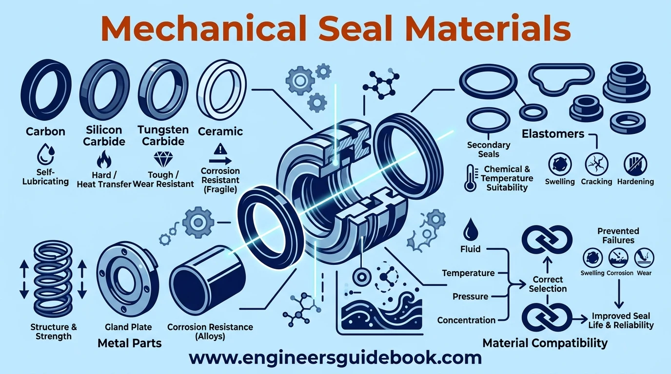 12. Mechanical seal materials