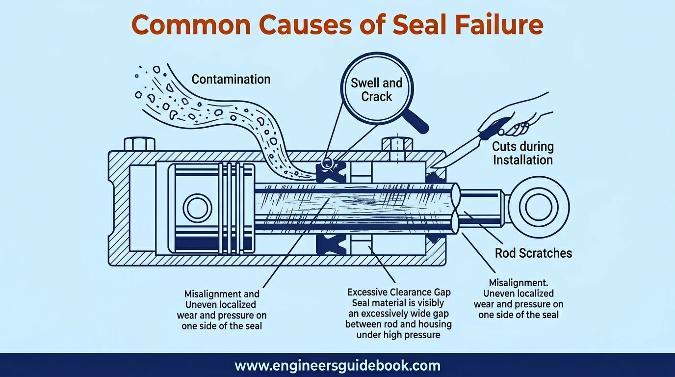 18. Common causes of seal failure