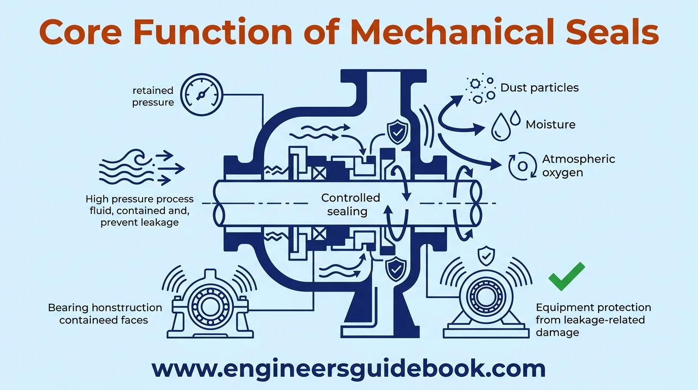 2. Core function of mechanical seals