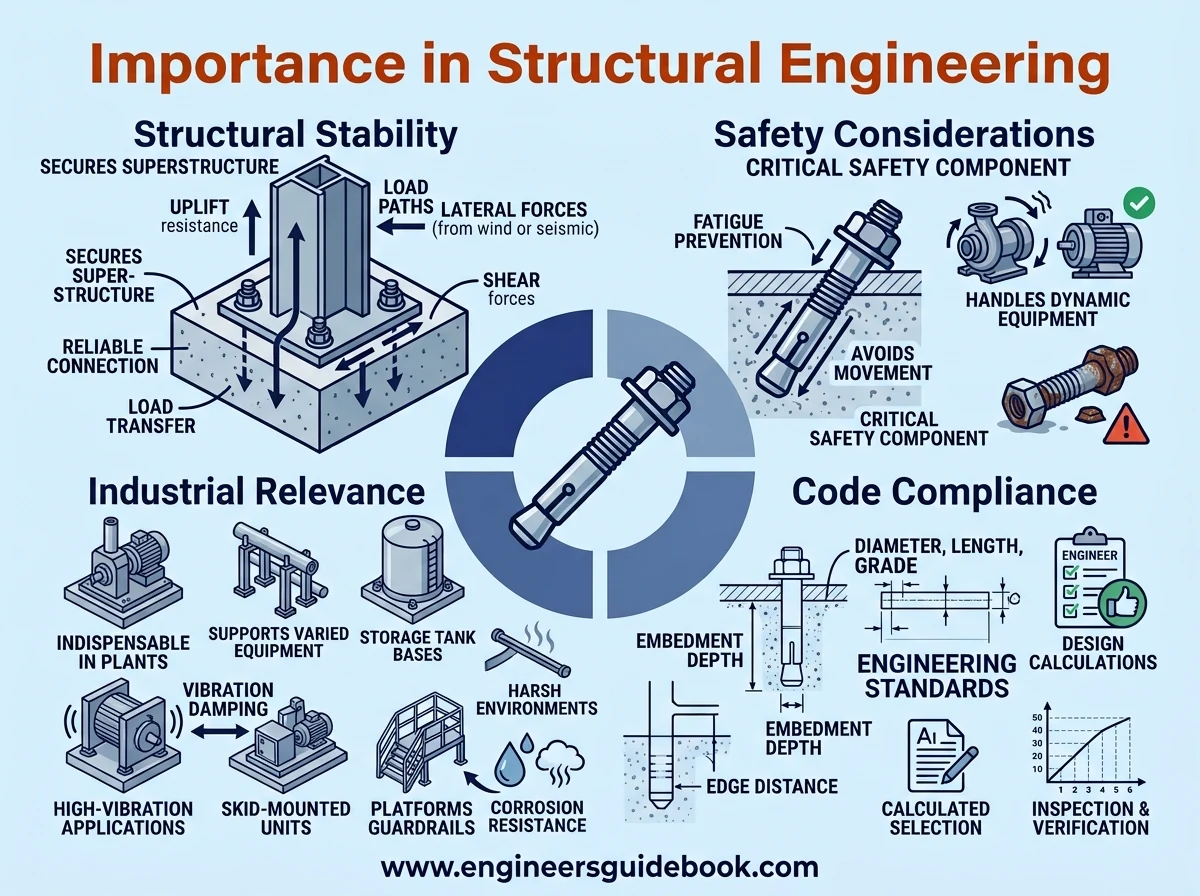 Anchor bolt: types, sizes, and applications 1 2. Importance in structural engineering