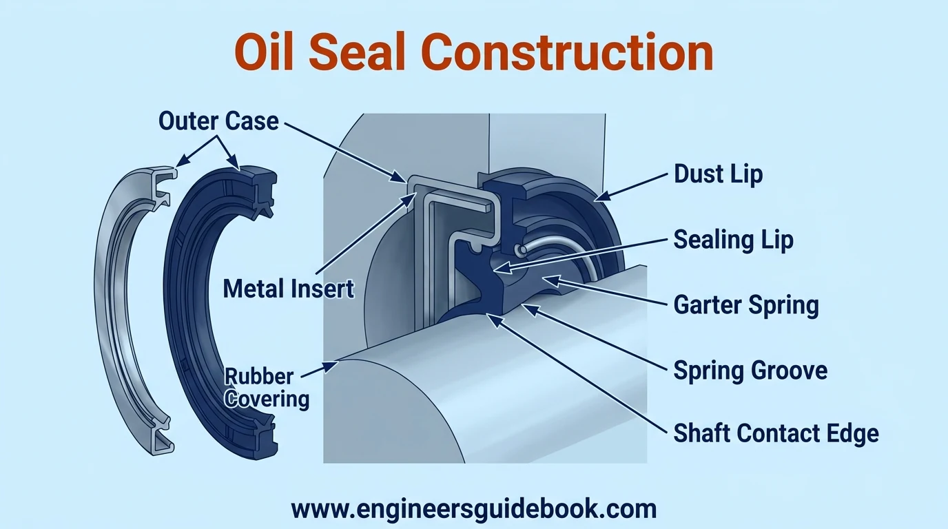 2. Oil seal construction