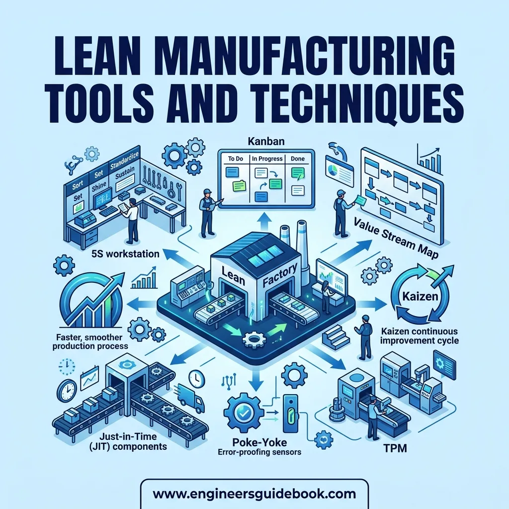 25 Lean Manufacturing Tools and Techniques Explained