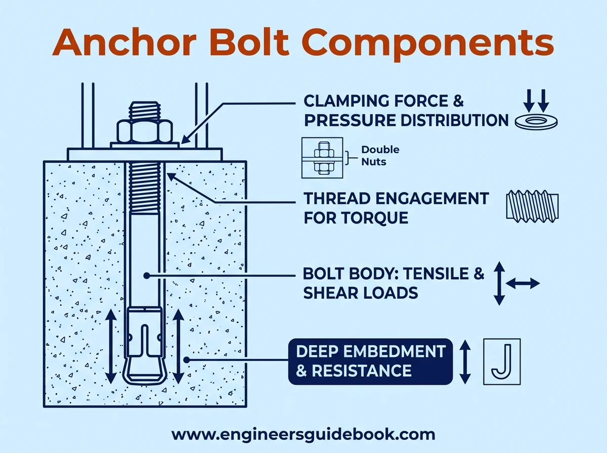 Anchor bolt: types, sizes, and applications 2 3. Anchor bolt components