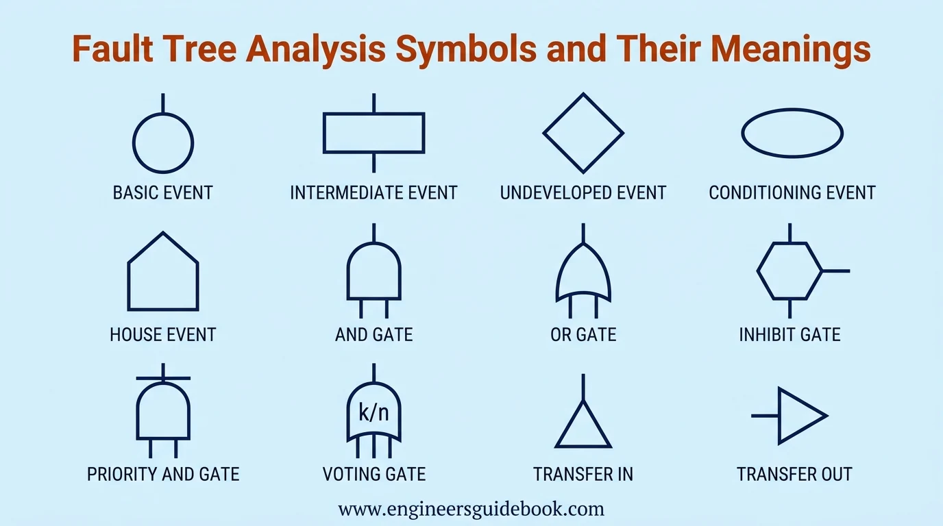 Fault tree analysis: symbols, steps, and example 3 3. Fault tree analysis symbols and their meanings