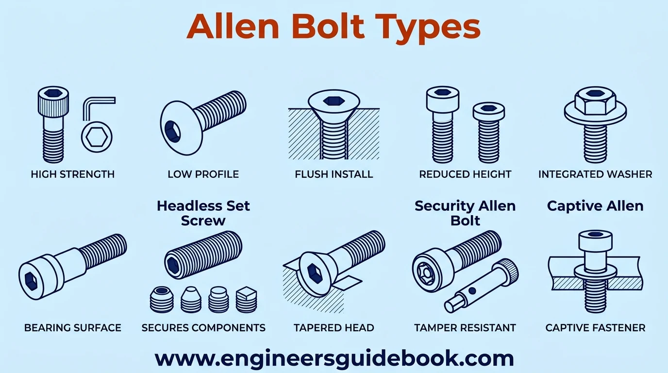 4. Allen bolt materials