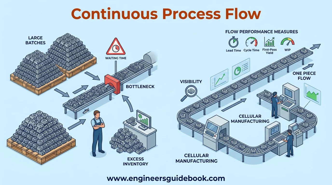 4. Continuous process flow