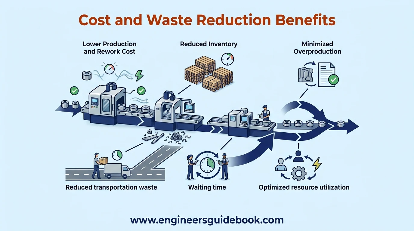 Lean manufacturing benefits and challenges 3 4. Cost and waste reduction benefits
