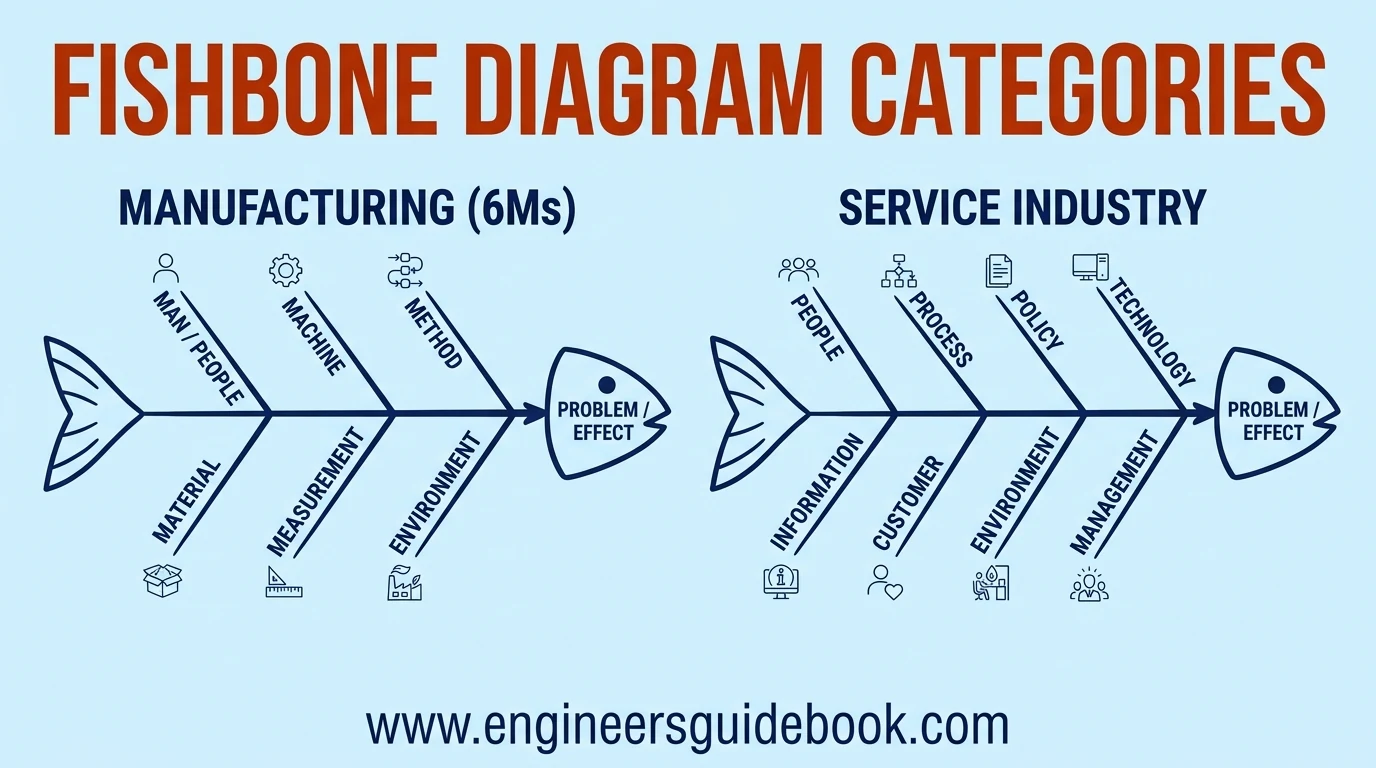 4. Fishbone diagram categories