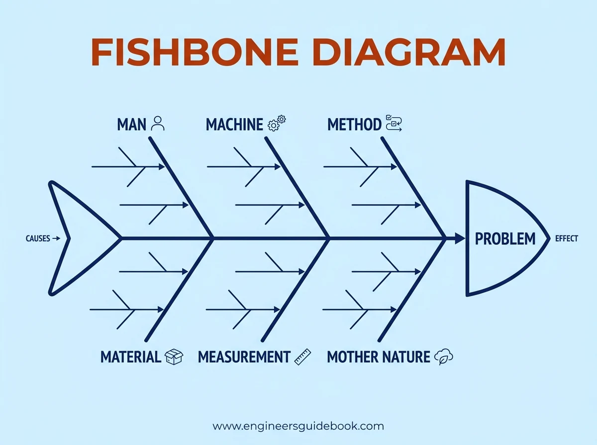 Root cause analysis methods: 10 rca techniques compared 4 4. Fishbone diagram