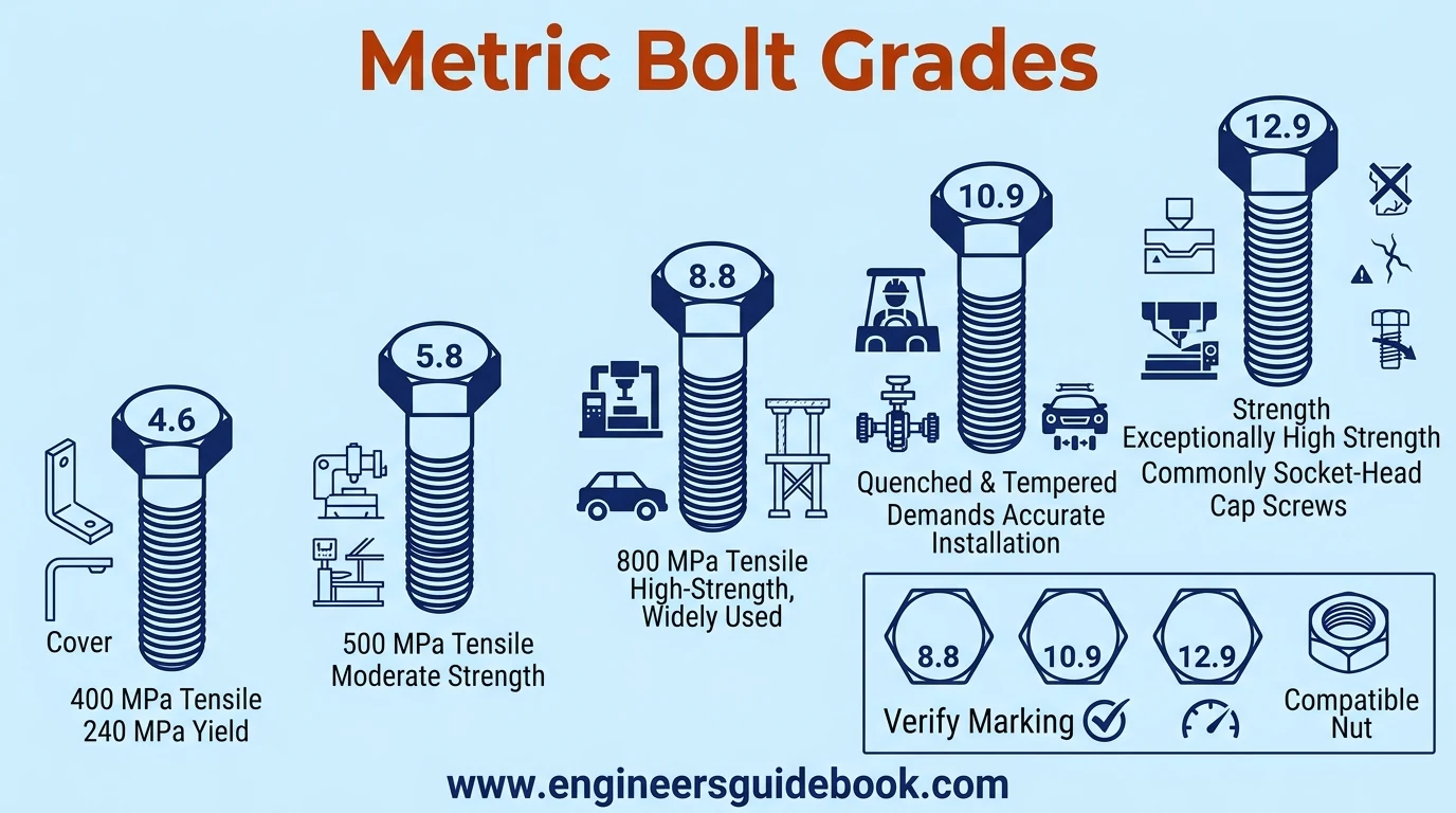 4. Metric bolt grades