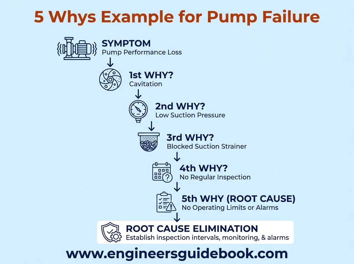 5. 5 whys example for pump failure