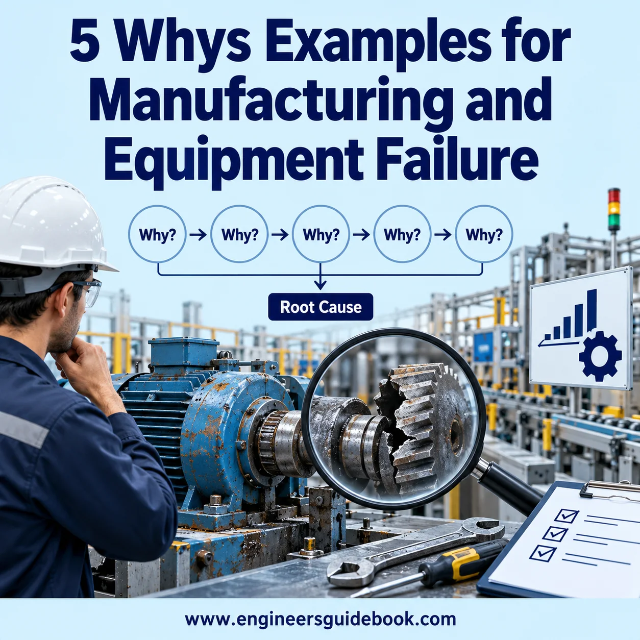 5 Whys Examples for Manufacturing and Equipment Failure