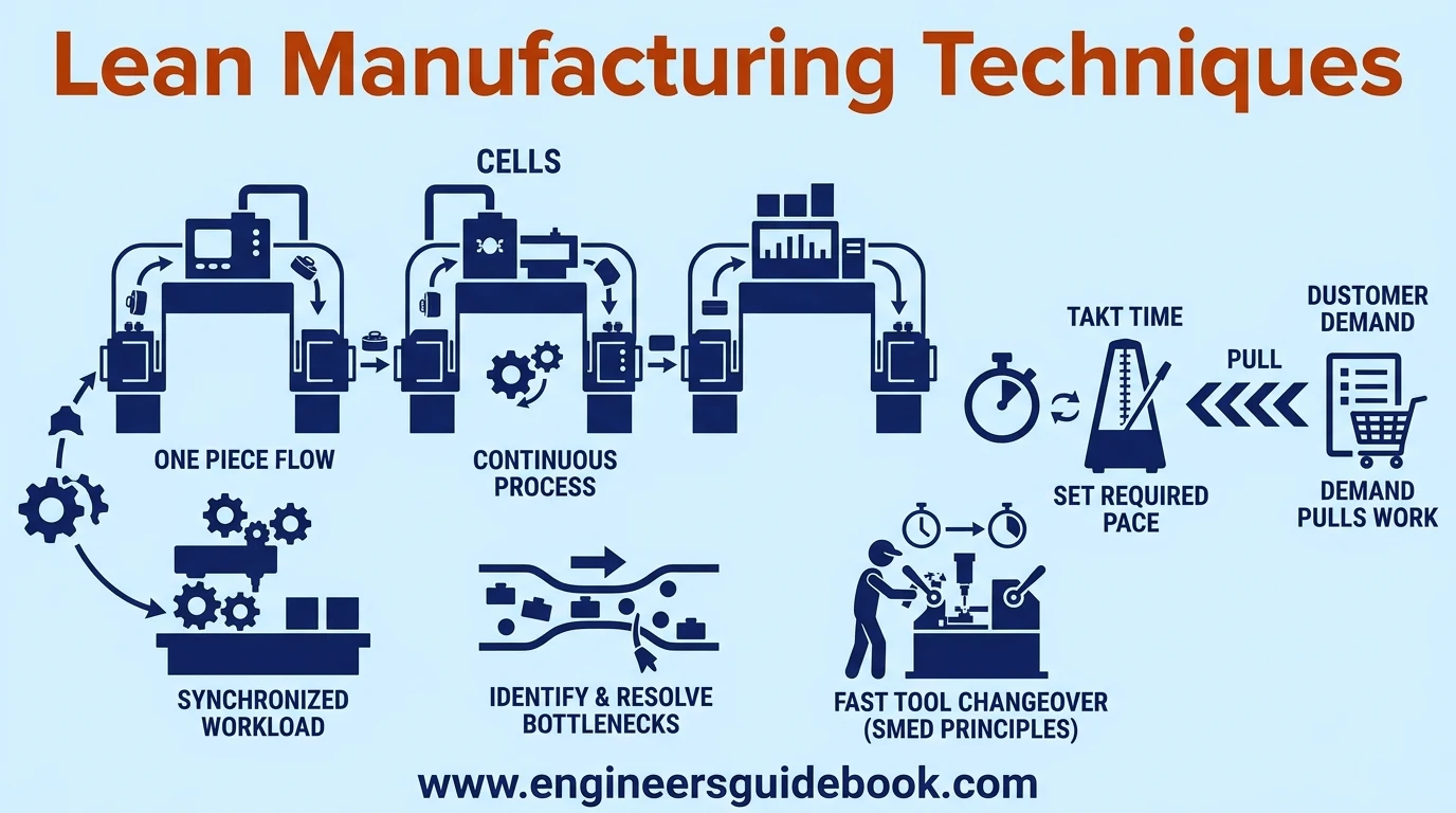 5. Lean manufacturing techniques
