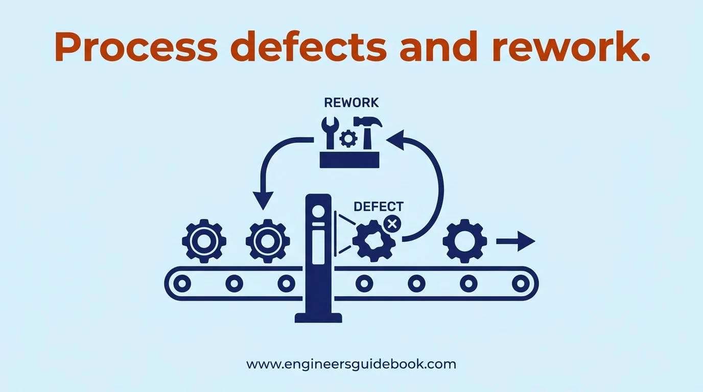 Oee: overall equipment effectiveness formula, calculation, and examples 7 5. Process defects and rework.