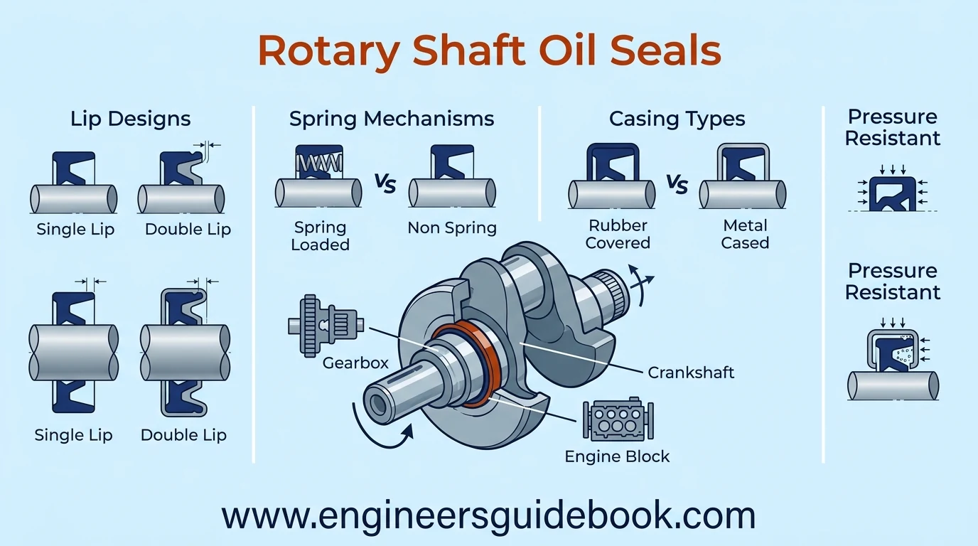 5. Rotary shaft oil seals