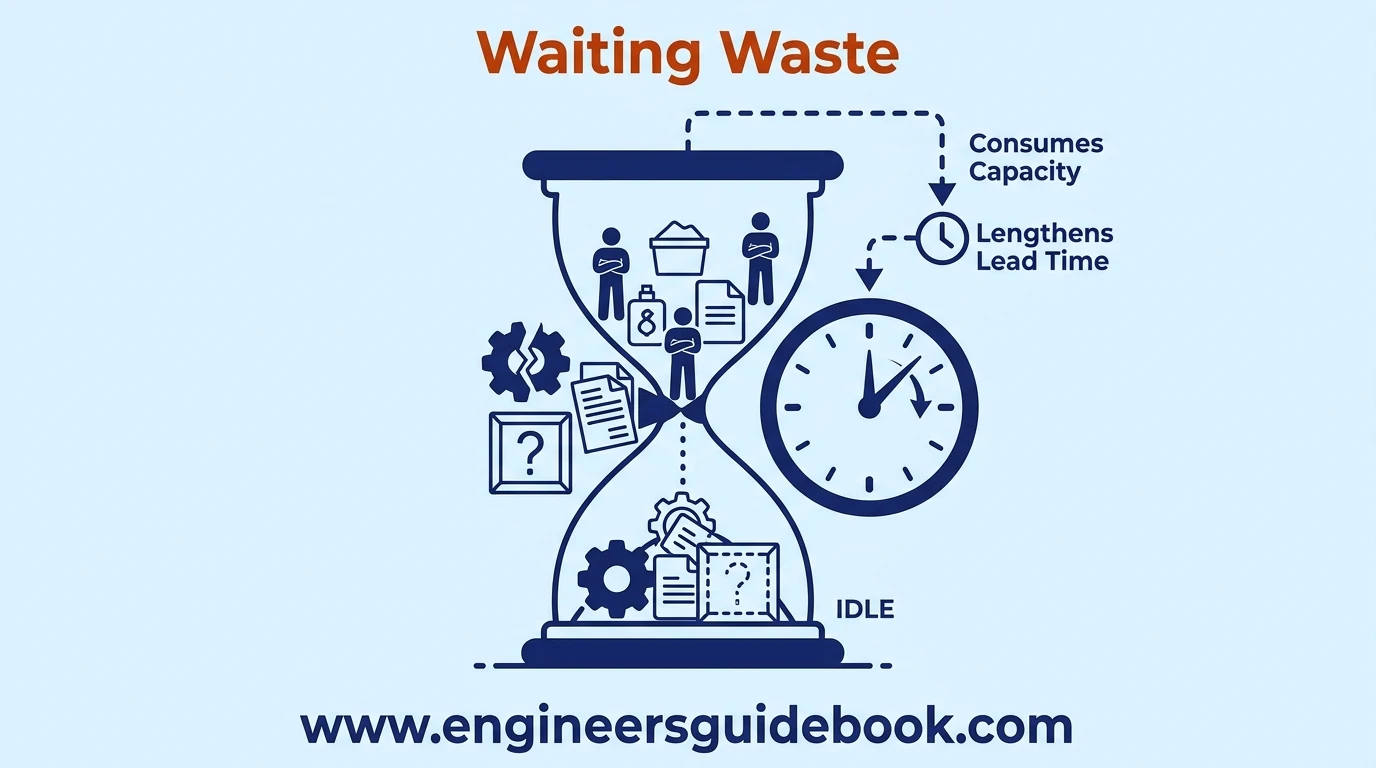 8 wastes of lean manufacturing with practical examples 5 5. Waiting waste