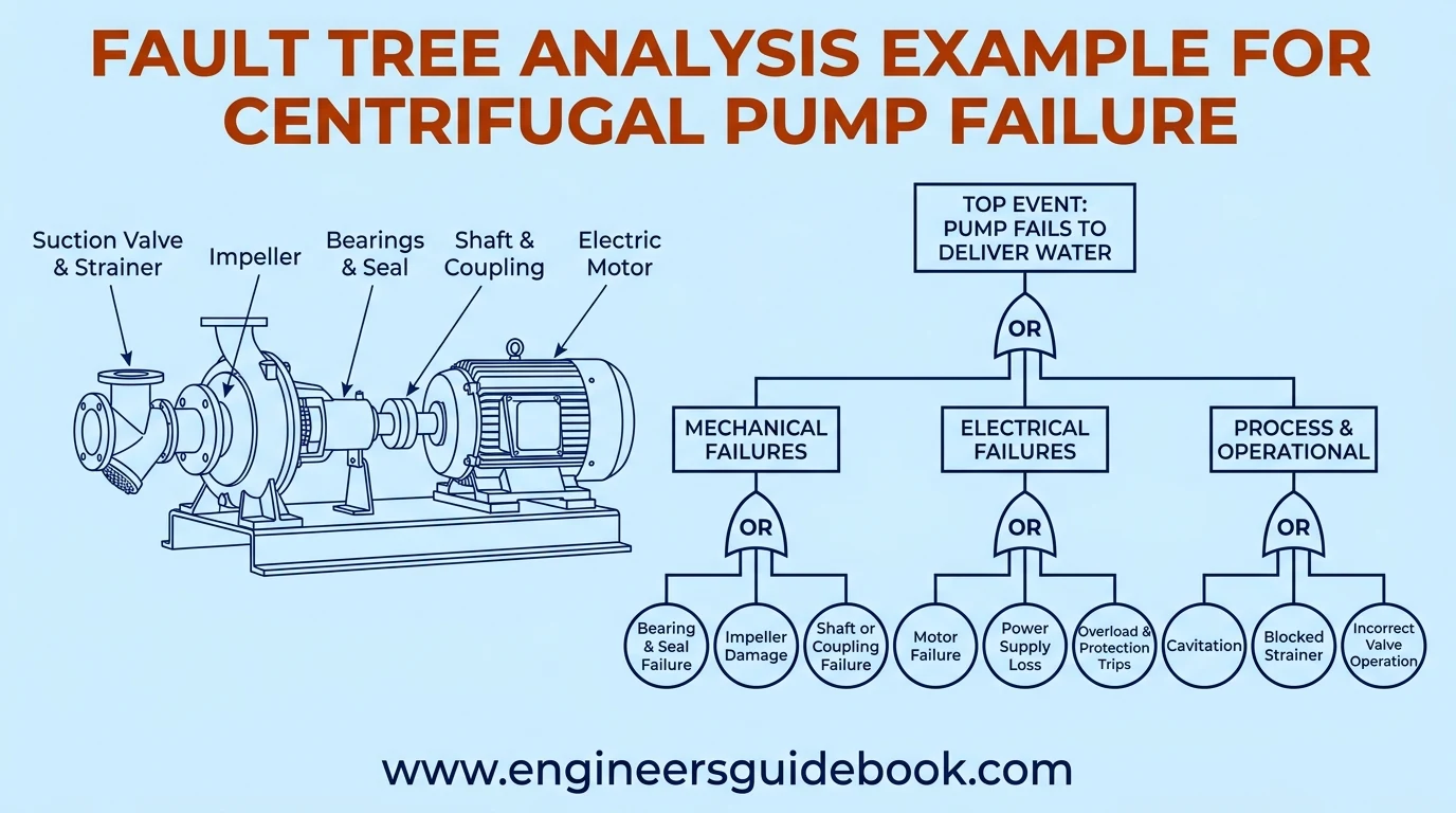Fault tree analysis: symbols, steps, and example 6 6. Fault tree analysis example for centrifugal pump failure