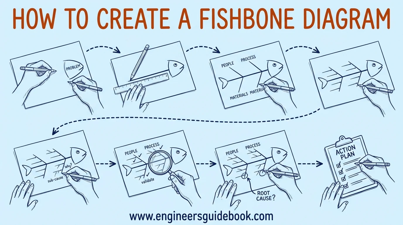6. How to create a fishbone diagram