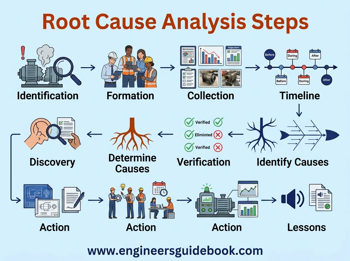 6. Root cause analysis steps