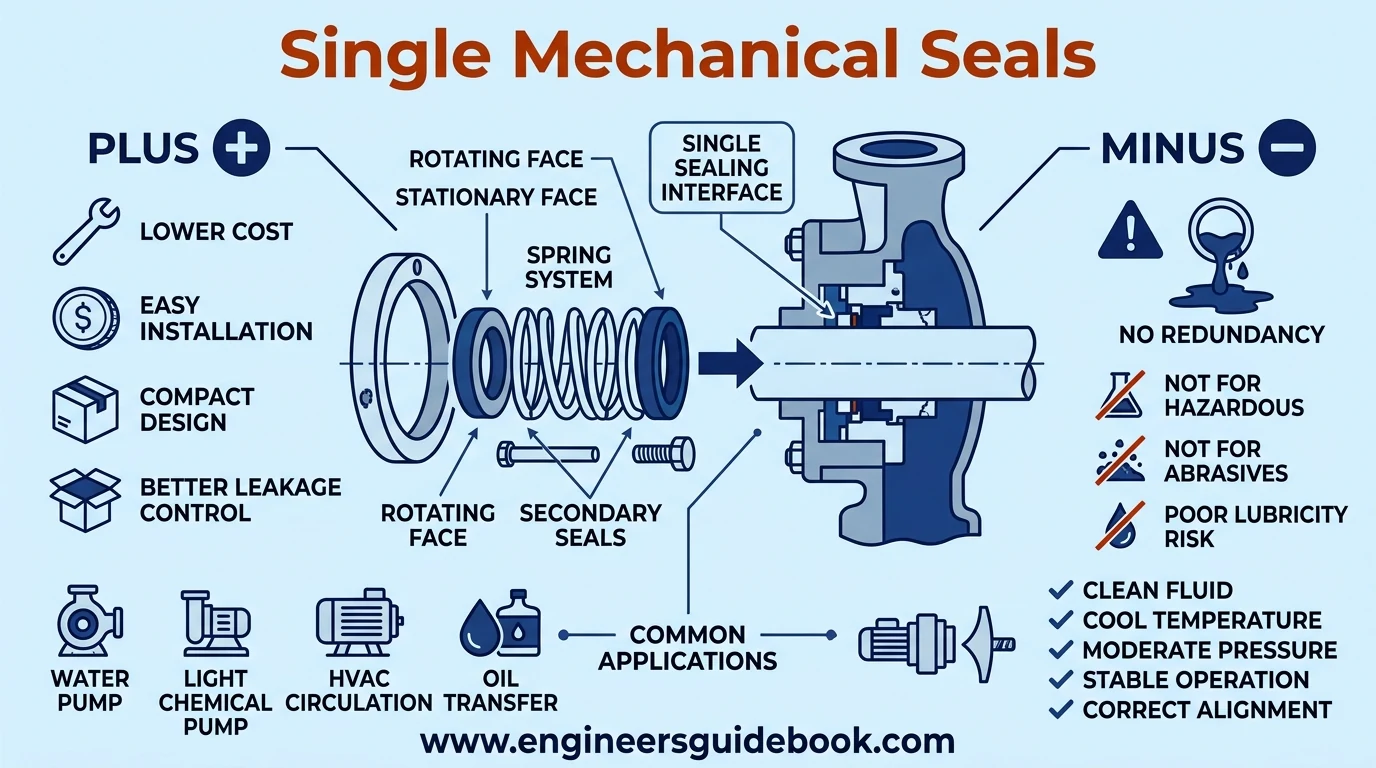 6. Single mechanical seals