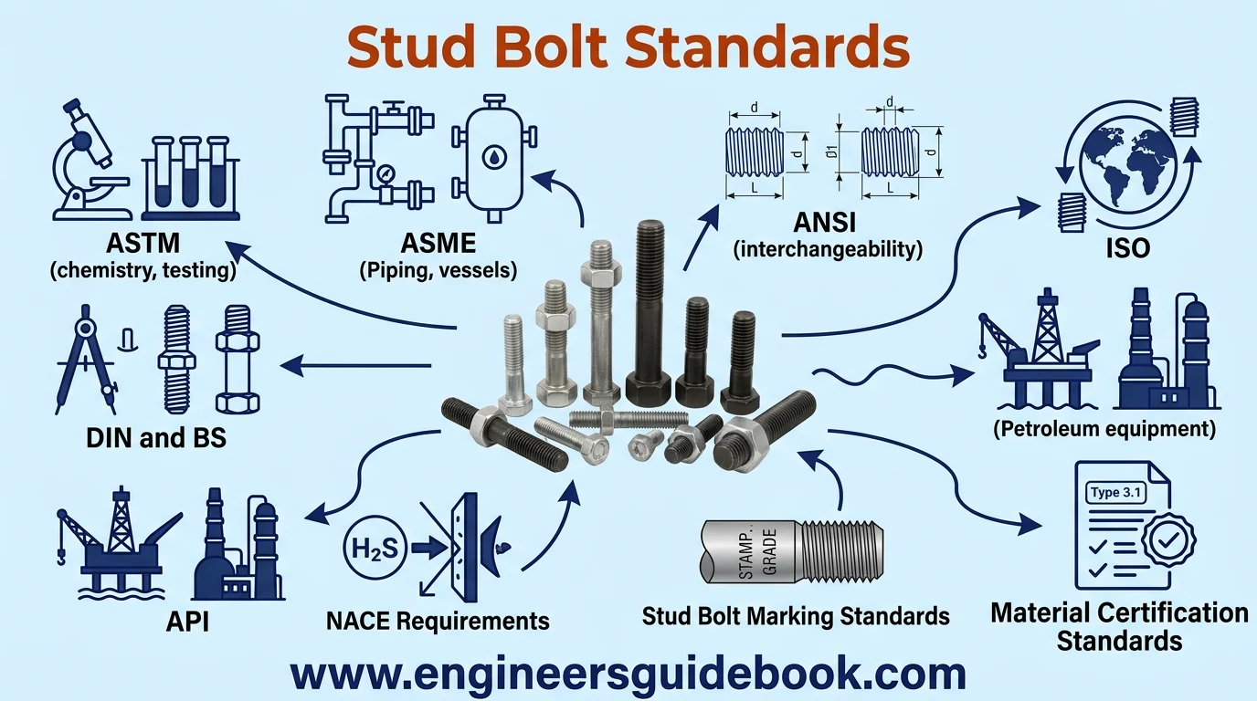 Stud bolt: types, standards, and applications 6 6. Stud bolt standards