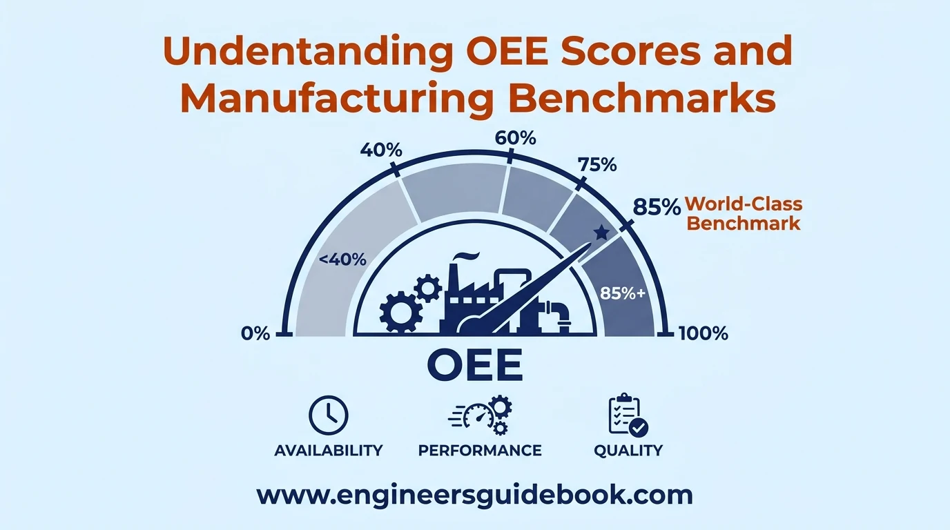 Oee: overall equipment effectiveness formula, calculation, and examples 12 6. Understanding oee scores and manufacturing benchmarks