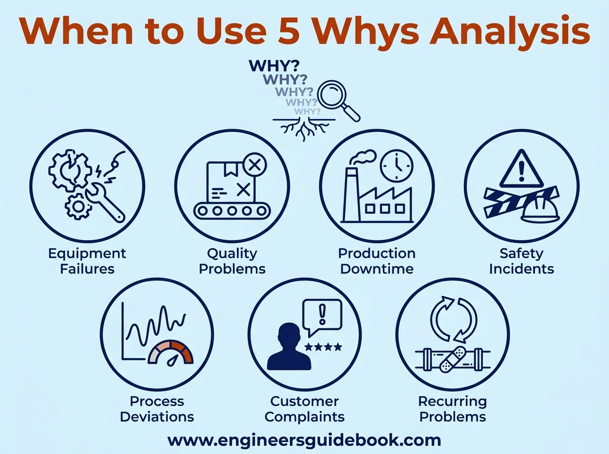 6. When to use 5 whys analysis