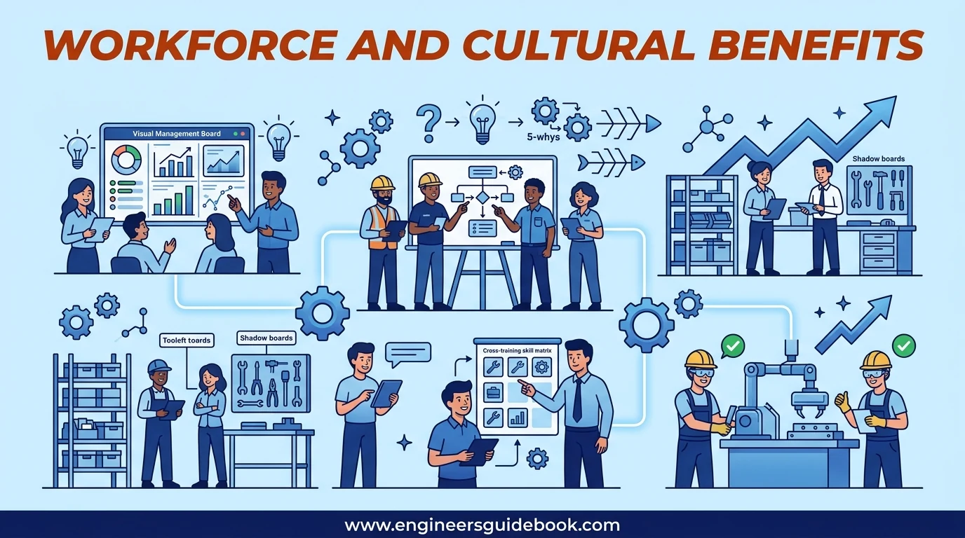 Lean manufacturing benefits and challenges 5 6. Workforce and cultural benefits