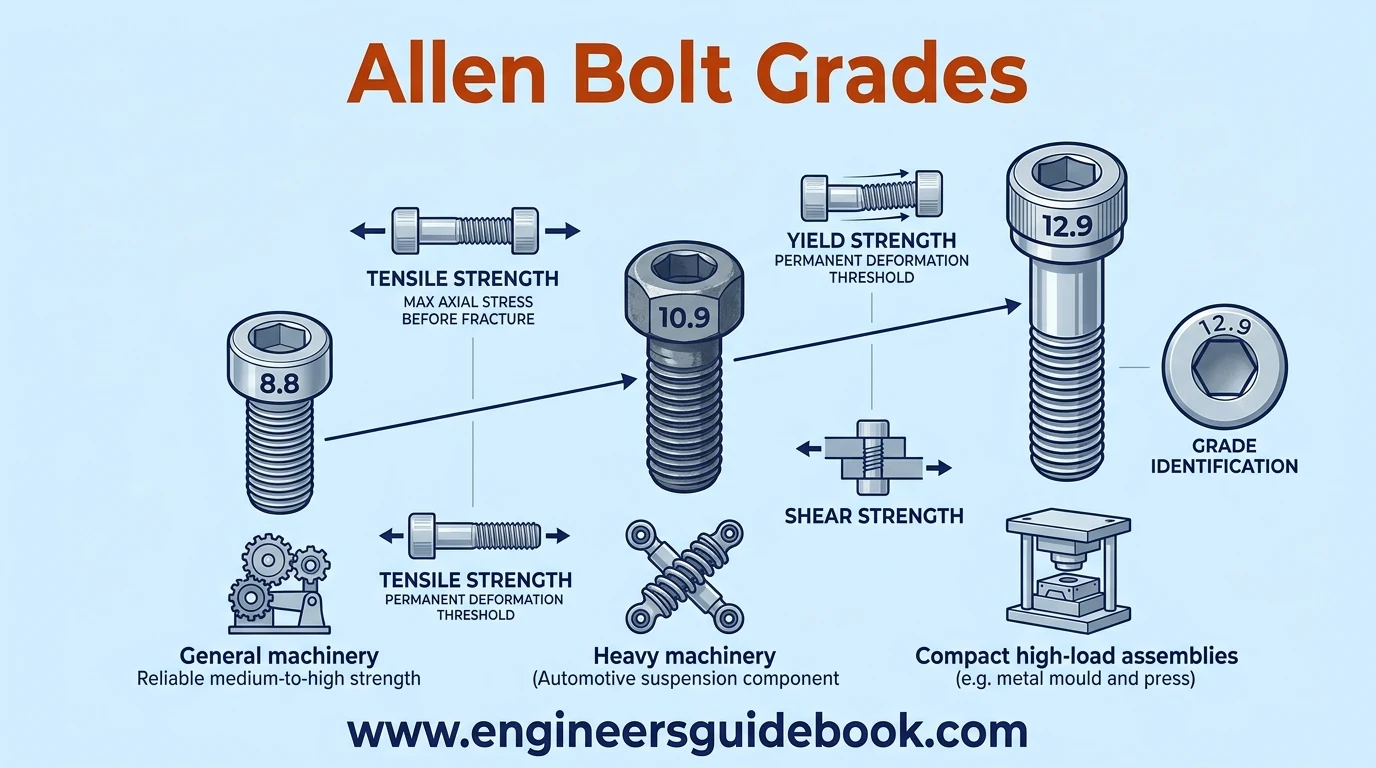 7. Allen bolt grades