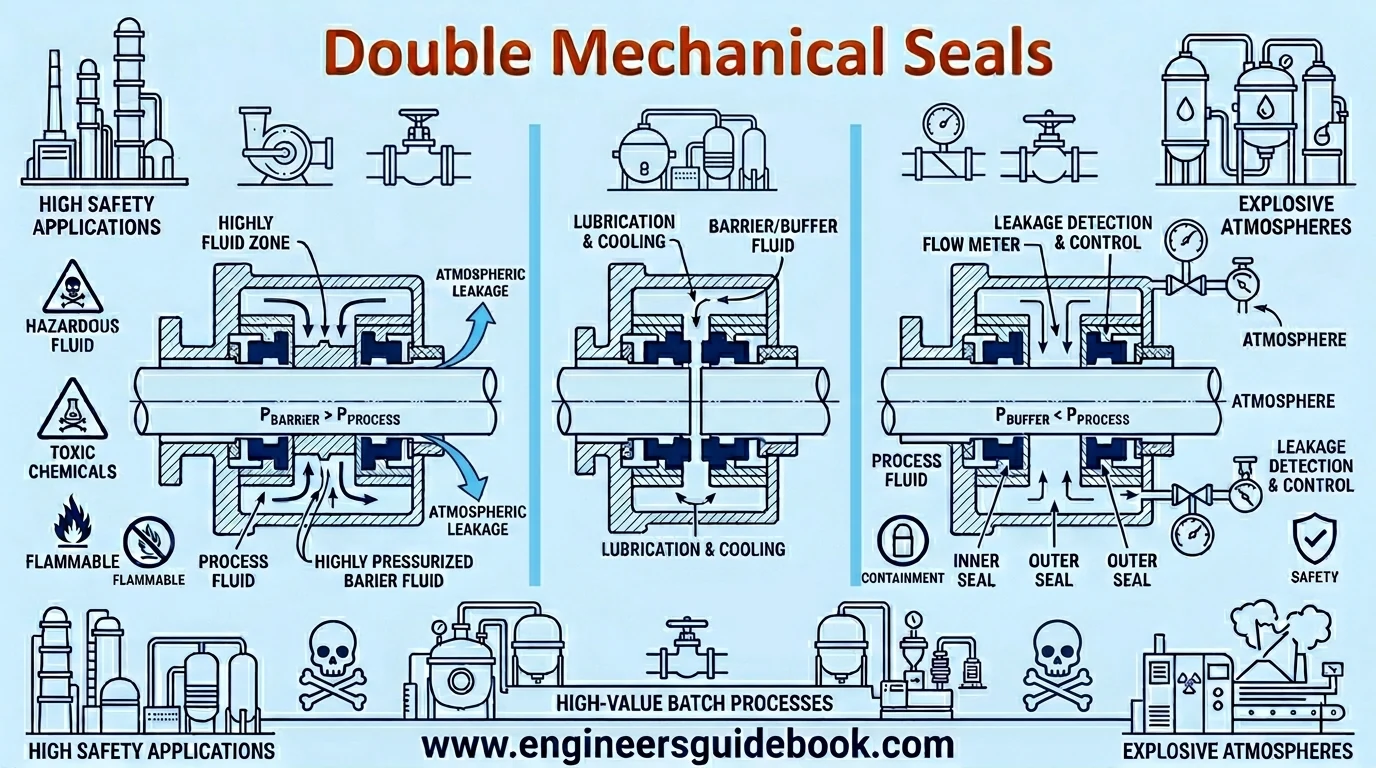7. Double mechanical seals