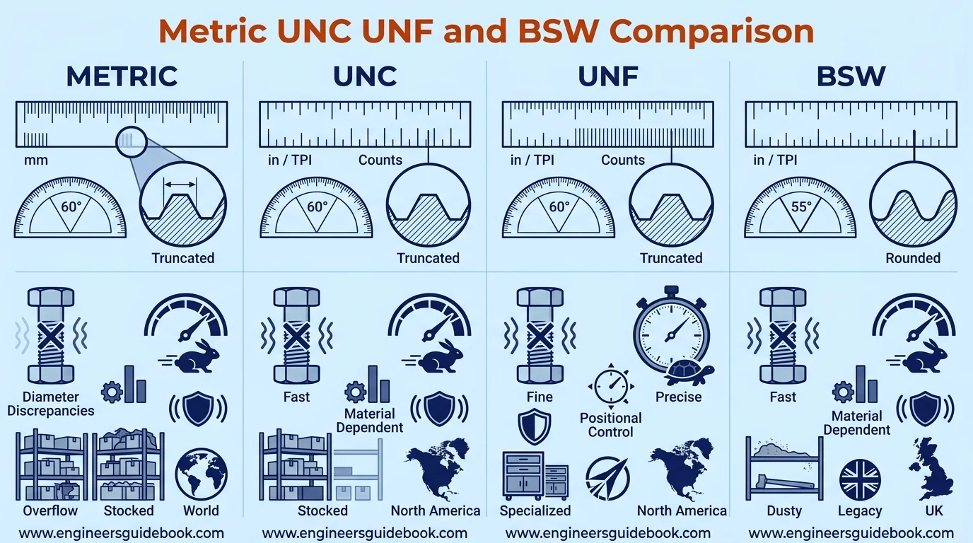 7. Metric unc unf and bsw comparison