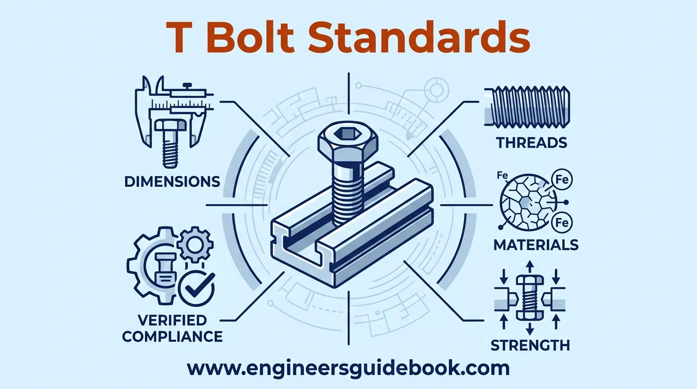 T bolt: types, sizes, and industrial applications 7 7. T bolt standards