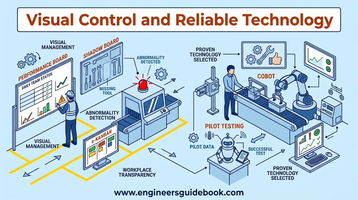 7. Visual control and reliable technology