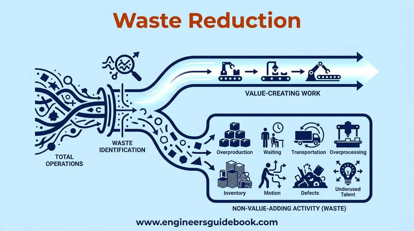 Toyota production system| a complete guide | 6 7. Waste reduction