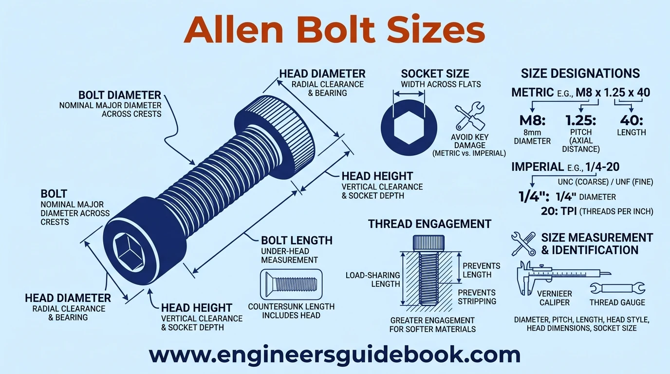 8. Allen bolt standards