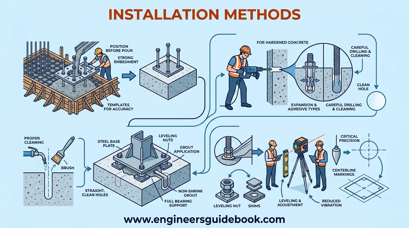 Anchor bolt: types, sizes, and applications 7 8. Installation methods