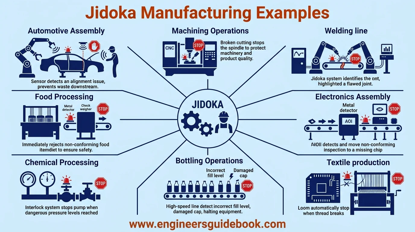 8. Jidoka manufacturing examples